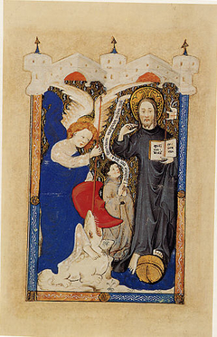 Saint Michael Presenting a Donor to Christ as Salvator Mundi by Southern Netherlands