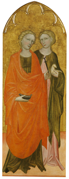 Saints Lucy and Agnes by Francesco di Andrea Anguilla