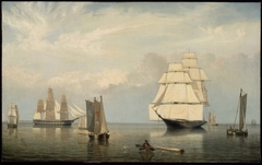 Salem Harbor by Fitz Henry Lane