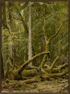 Sawn oak by Ivan Shishkin