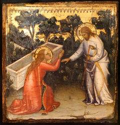 Scènes de la Vie du Christ : Noli me Tangere. by Mariotto di Nardo