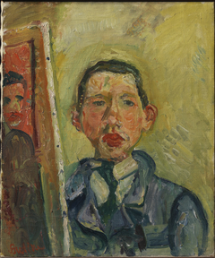 Self-portrait by Chaim Soutine by Chaim Soutine