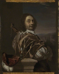 Self Portrait of the Artist, with a Cittern by Frans van Mieris the Elder