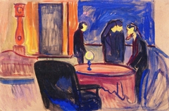 Set Design for Henrik Ibsen's "Ghosts" by Edvard Munch