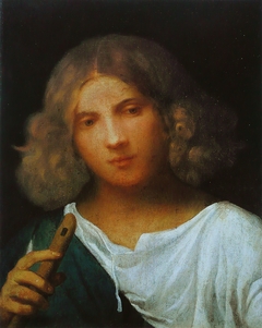 Shepherd with a Flute by Giorgione