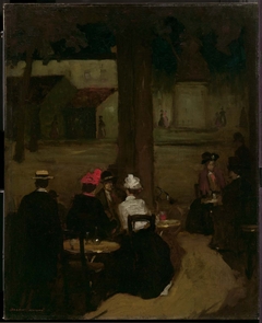 Sidewalk Café by Robert Henri