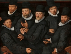 Six Wardens of the Drapers’ Guild by Pieter Pietersz the Elder