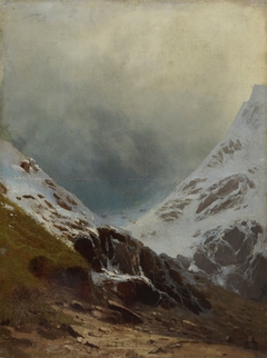 Snowy Mountainsides by Vasily Vereshchagin