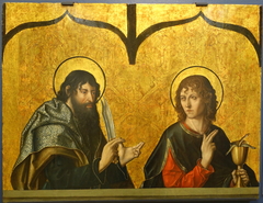 St. Bartholomew and St. John the Evangelist by Fernando Gallego