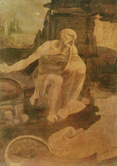 St. Jerome in the Wilderness by Leonardo da Vinci