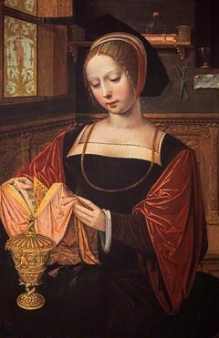 St Mary Magdalene Reading by Master of the Female Half-Lengths