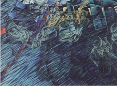 States of Mind II: Those Who Go by Umberto Boccioni