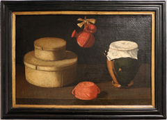 still life with boxes and crockery by Josefa de Óbidos