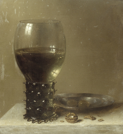 Stilleven met roemer by Willem Claesz Heda