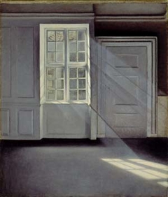 Støvkornenes dans i solstrålerne by Vilhelm Hammershøi