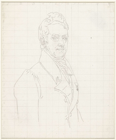 Studie voor het portret van Guillian Daniël Crommelin by Charles Howard Hodges