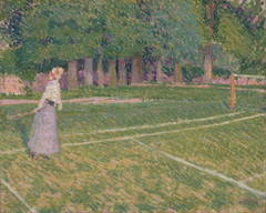 Tennis at Hertingfordbury by Spencer Gore