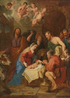 The adoration of the shepherds by Gaspar de Crayer