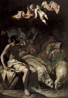 The Angel Appearing to the Shepherds by Master of the Annunciation to the Shepherds