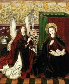 The Annunciation by Mikołaj Obilman