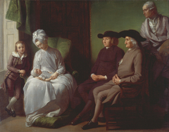 The Artist and His Family by Benjamin West