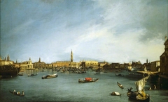 The Bacino di San Marco, Venice, seen from the Giudecca by Canaletto