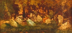 The Banquet by Adolphe Joseph Thomas Monticelli