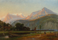 The Bay of Uri, Lake Lucerne by Worthington Whittredge