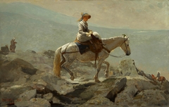 The Bridle Path, White Mountains by Winslow Homer