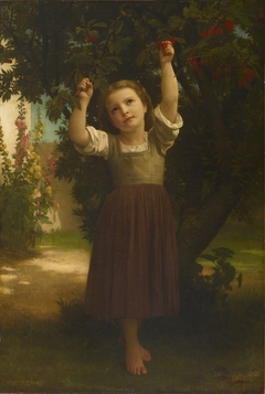 The Cherry Picker by William-Adolphe Bouguereau