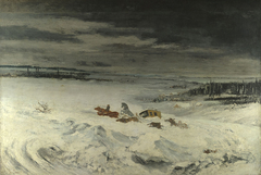 The Diligence in the Snow by Gustave Courbet