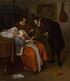 The Doctor's Visit (Lovesick Maiden) by Jan Steen