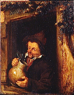 The Drinker in the Window by Adriaen van Ostade