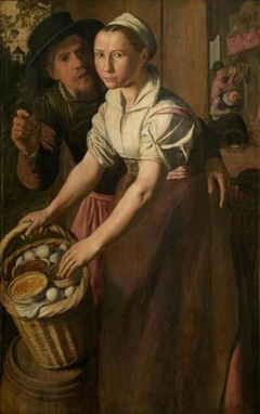 The Egg-girl by Pieter Aertsen