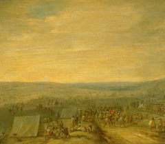 The Encampment by Robert van den Hoecke