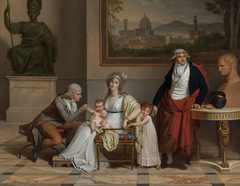 The family of André-François, Count Miot de Melito, (1762-1841) consul of France to Florence by Louis Gauffier