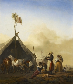 The Farrier of the Camp by Philips Wouwerman