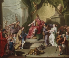 The generosity of Scipio by Giambattista Pittoni