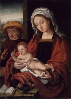 The Holy Family by Joos van Cleve