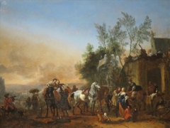 The Hunters' Return by Philips Wouwerman