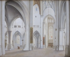 The Interior of the Church of Saint Bavo, Haarlem by Pieter Jansz Saenredam