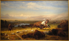 The Last of the Buffalo by Albert Bierstadt