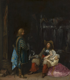 The messenger by Gerard ter Borch II