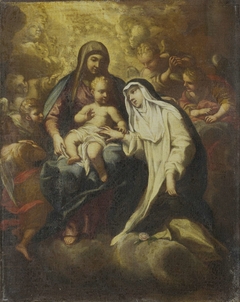 The Mystic Marriage of St Rose of Lima by Unknown Artist