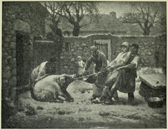 The Pig-Killers by Jean-François Millet