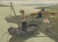 The Poor Fisherman (sketch) by Pierre Puvis de Chavannes