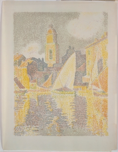 The Port, Saint-Tropez by Paul Signac