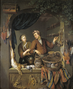 The Poultry Seller by Willem van Mieris