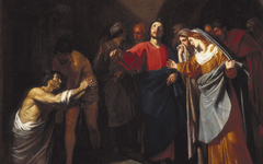 The Raising of Lazarus by Andrea Vaccaro