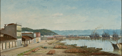 The Ramp of Porto do Bispo in Santos by Benedito Calixto